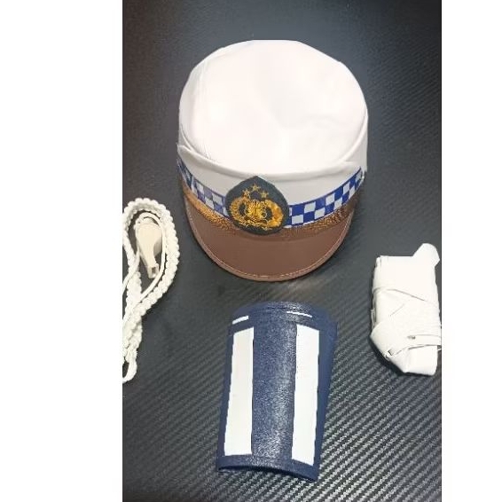 Aksesoris Polisi Anak / Atribut Polisi Anak (Polantas) TNI AU TNI TOPI TOPI sabara