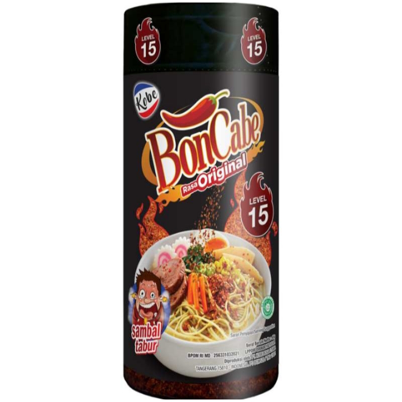 

Kobe BonCabe Sambal Tabur Original Level 15, 45 g