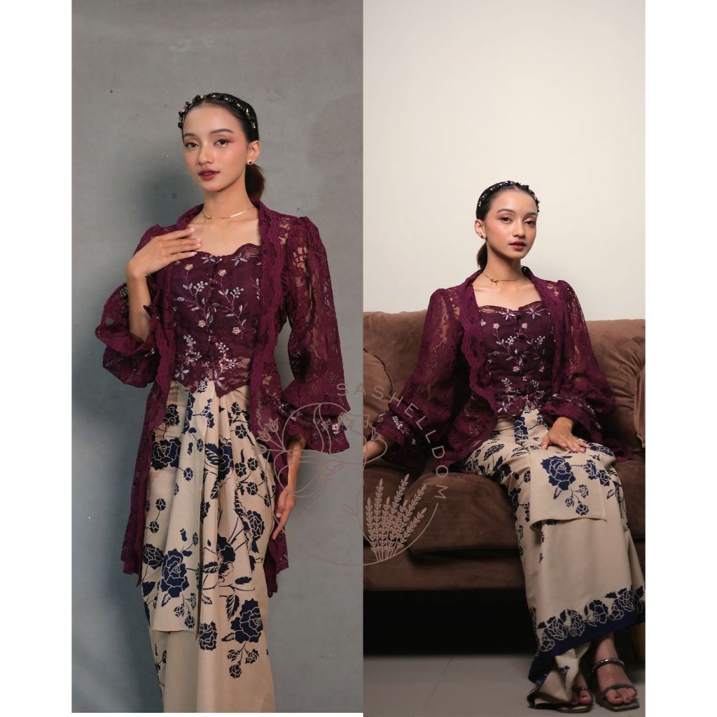 KEBAYA KUTUBARU  HASTRA Wisuda Modern/KEBAYA LAMARAN/KEBAYA BROKLAT/KEBAYA PREWEDDING/KEBAYA SIMPEL