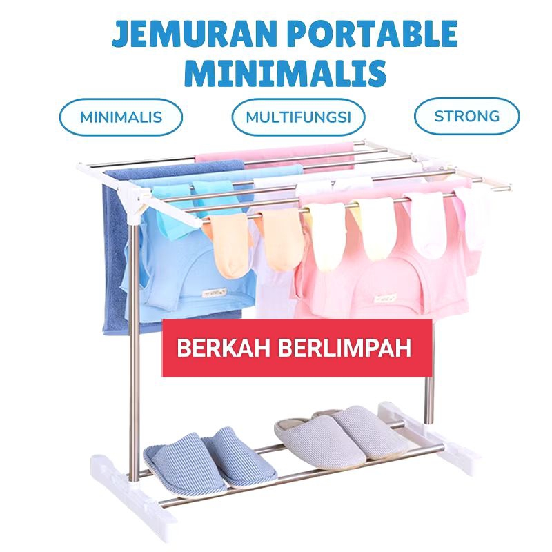 GANTUNGAN JEMURAN HANDUK MINIMALIS RAK GANTUNGAN HANDUK STAINLESS STEEL