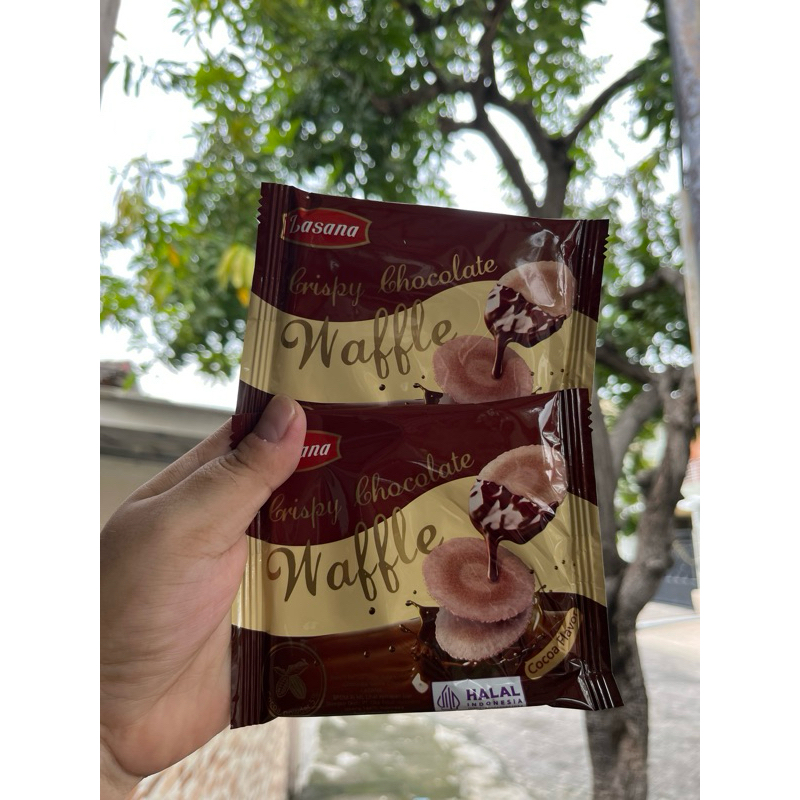 

Eceran/Satuan Lazana Waffle Coklat/Keju Crispy