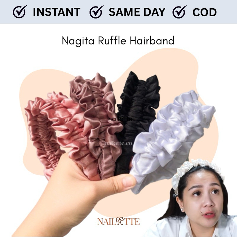Bando nagita slavina dewasa korea wanita kekinian scrunchie bandana bendo bondu terbaru cewek premiu
