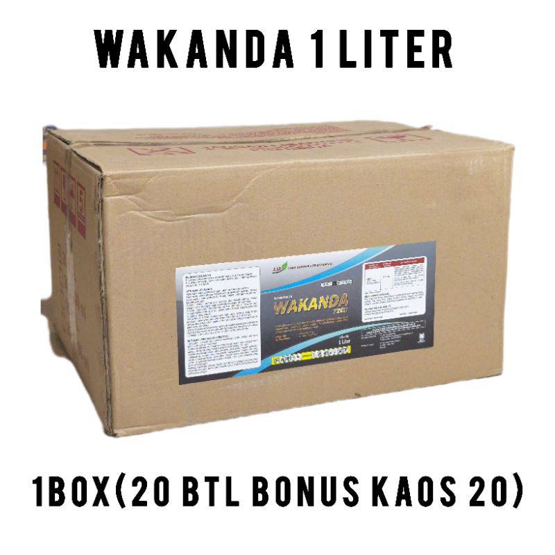 Wakanda 1 liter 1 box 20 botol  bonus kaos 20 abamektin tinggi