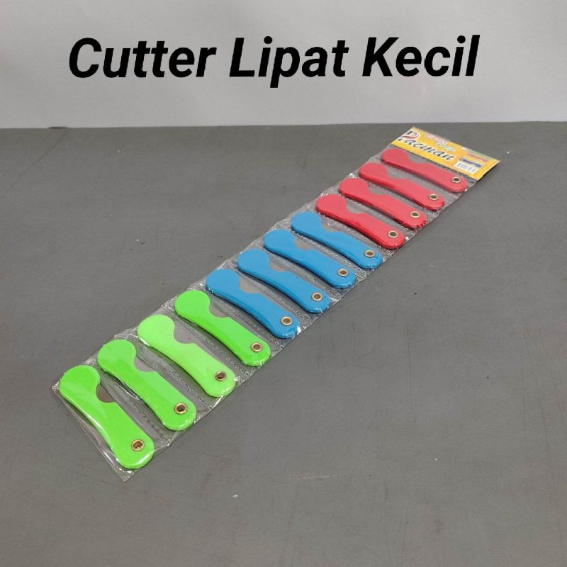 

Cutter Lipat Kecil Isi 12 Pcs