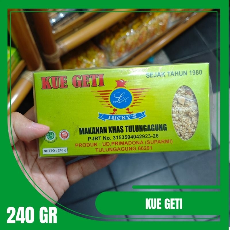 

240 Gram Kue Geti Luckys Khas Tulungagung Enak Manis dan Renyah