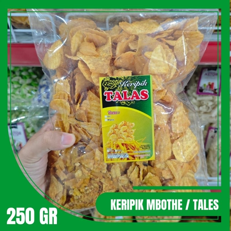 

500 Gram Keripik Talas/Mbothe Khas Tulungagung Enak Renyah dan Gurih