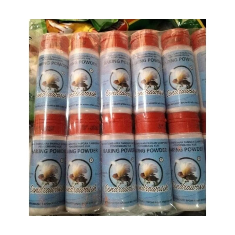 

baking powder dan baking soda cap cendrawasih isi 12