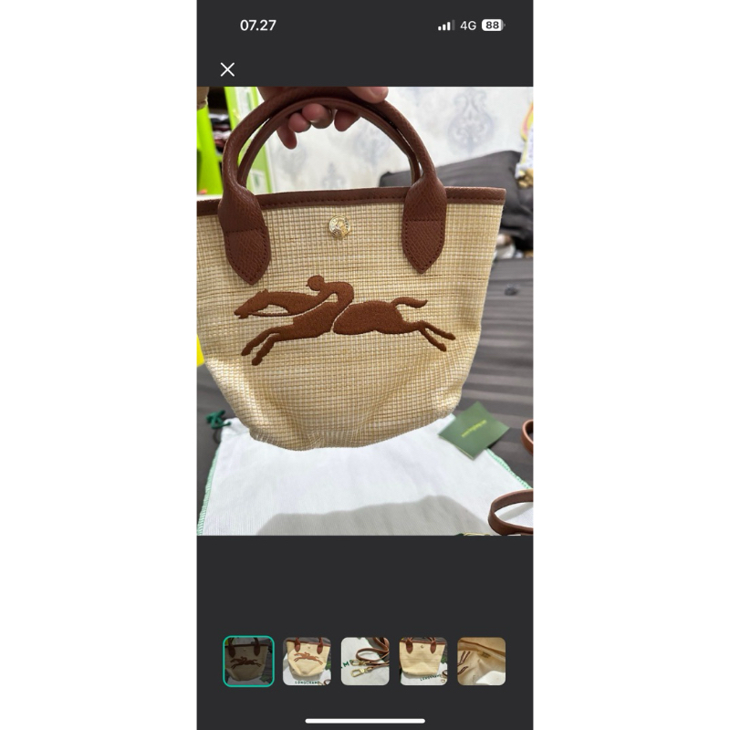 Lc mini le panier brown xs