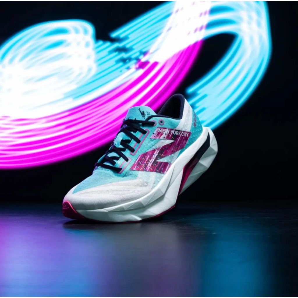 Sepatu Running NB FuelCell SuperComp Elite v4 NYC Marathon Women WRCELM4 Original