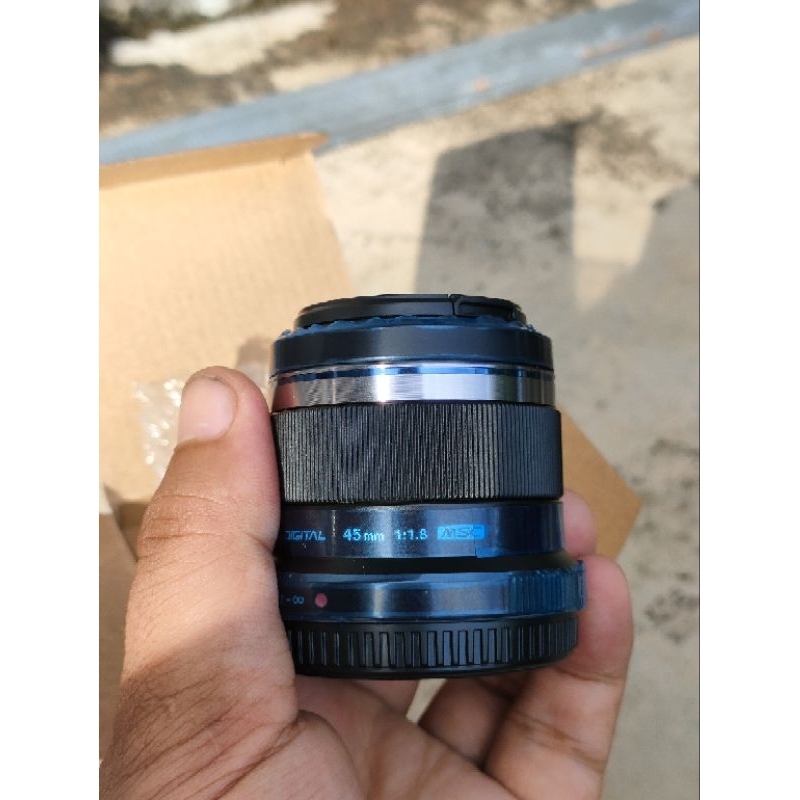 lensa mzuko 45mm f18 Mount Mft olympus/lumix dan semua kamera sensor mft