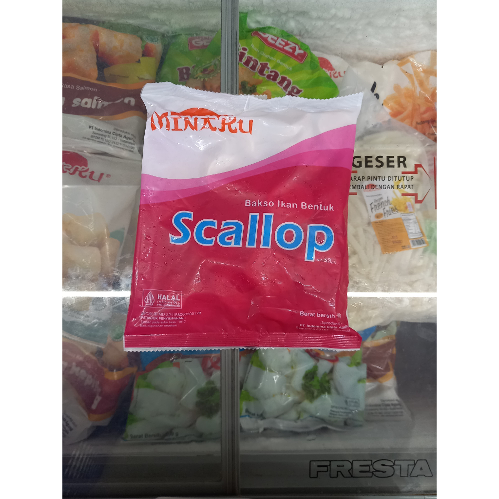 

Frozenfood MINAKU Scallop 500gr