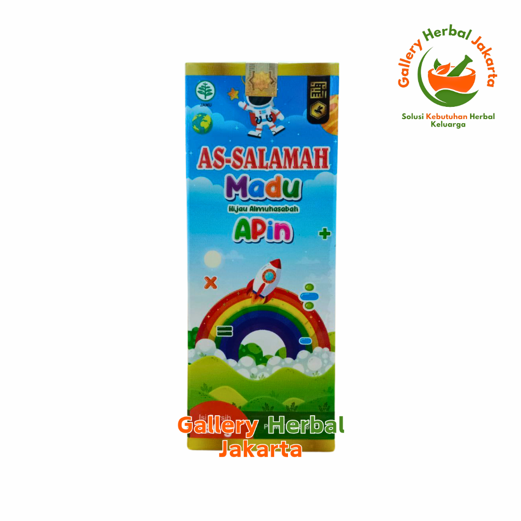 

As Salamah Madu Apin 150gr | Madu Anak Pintar Plus Kemasan Terbaru