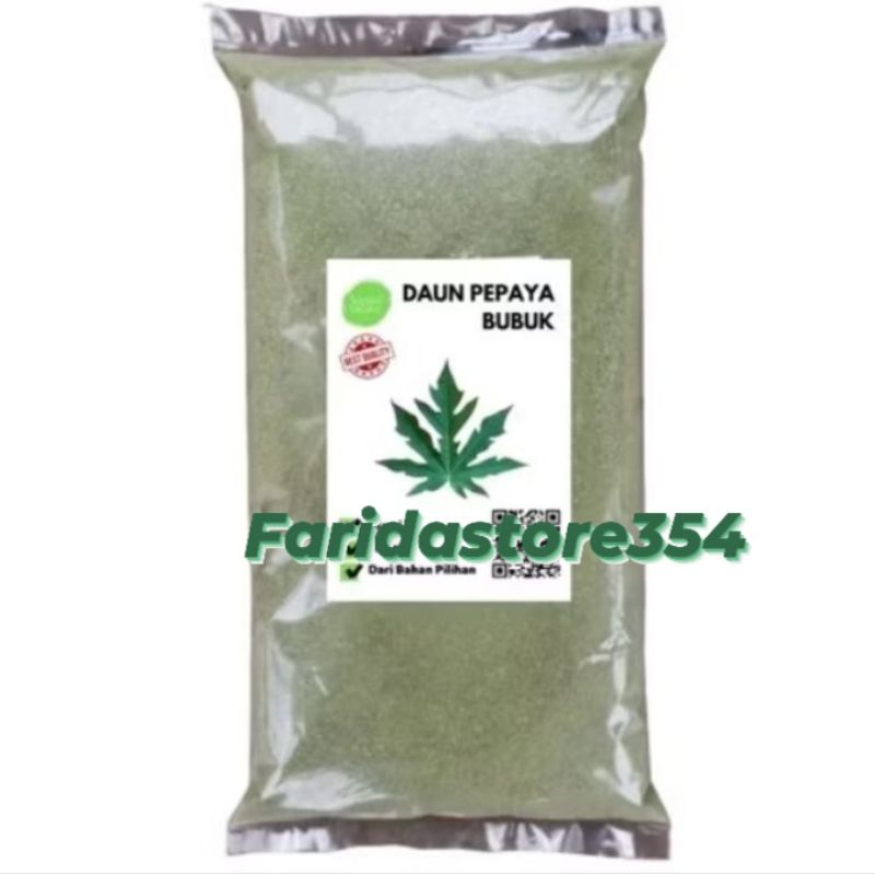 

bubuk daun pepaya 1kg/daun pepaya bubuk murni