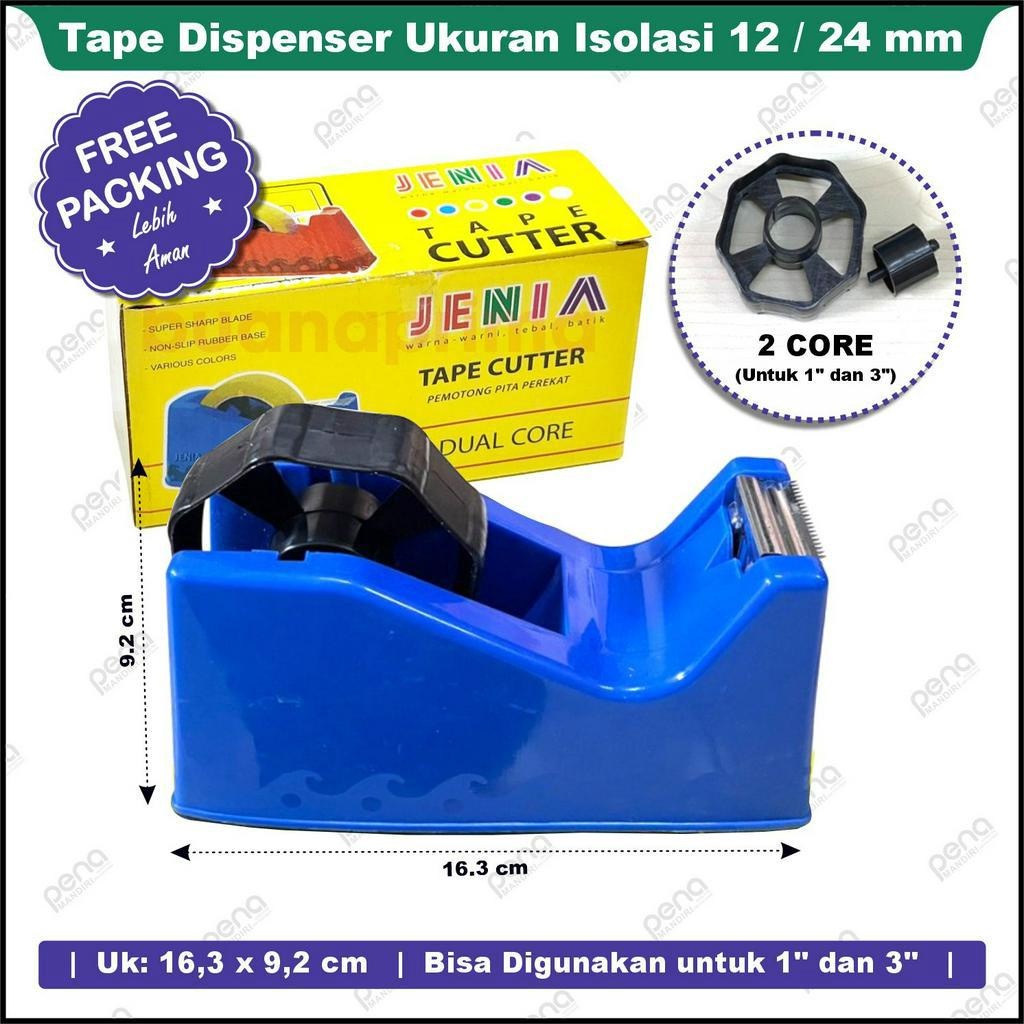 

Tape Dispenser Jenia Tajam Untuk Ukuran Isolasi 12 dan 24 mm Tempat Wadah Selotip Pemotong Lakban
