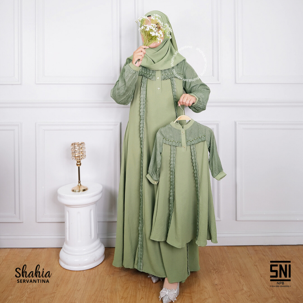 Shahia Servantina -  Misha Dress Gamis Anak Perempuan