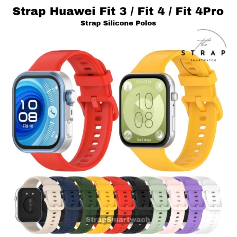 Strap Huawei Watch Fit 5 / 5 Pro / 4 / 4 Pro / 3 Tali Silicone Pengganti  Huawei Fit 5 / Fit 5 Pro