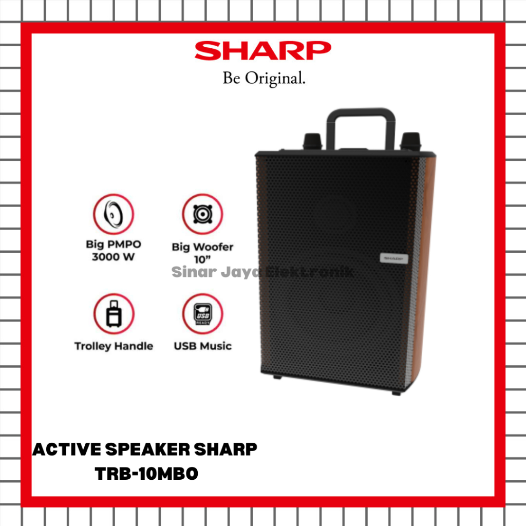 ACTIVE SPEAKER SHARP TRB-10MBO