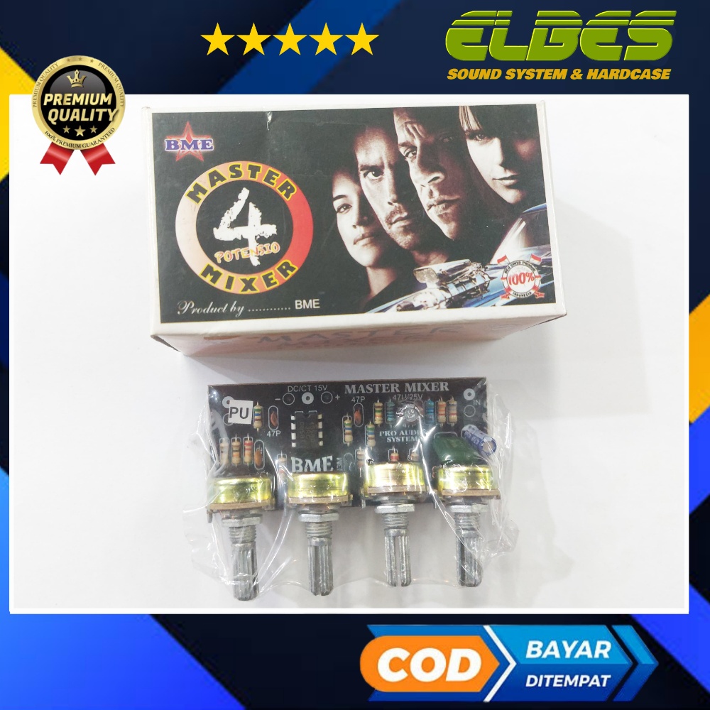 Kit master mixer 4 potensio