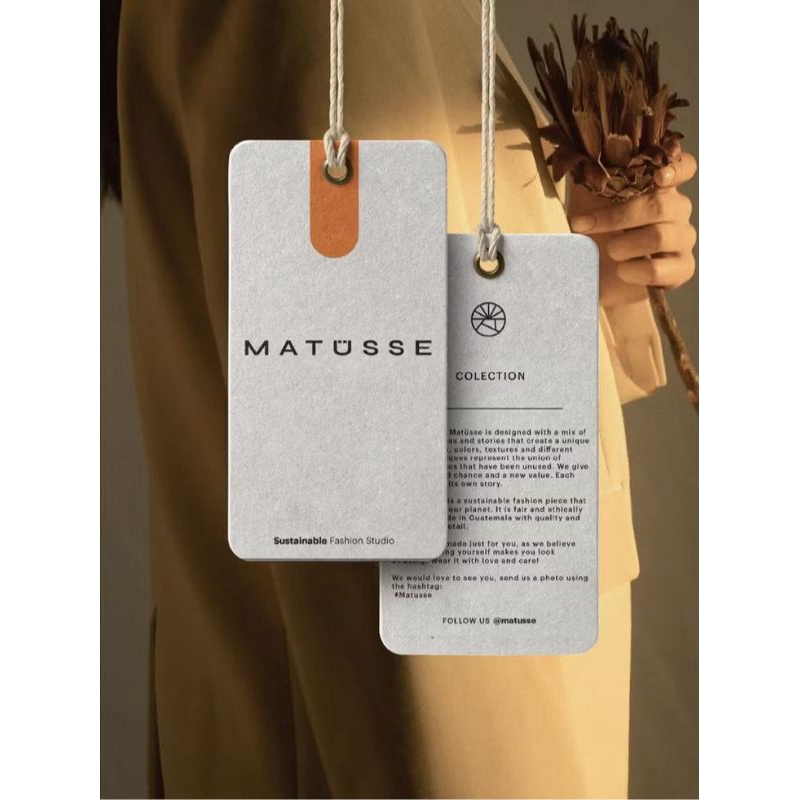 

Free design hangtag Tebal premium hangtag baju
