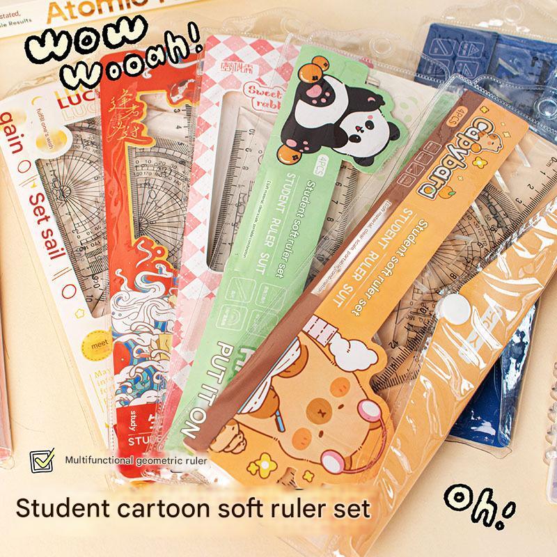 

PENGGARIS 1 SET ISI 4 / PENGGARIS LENTUR / PENGGARIS SOFT 4 IN 1ANTI PATAH / RULER 4 IN 1