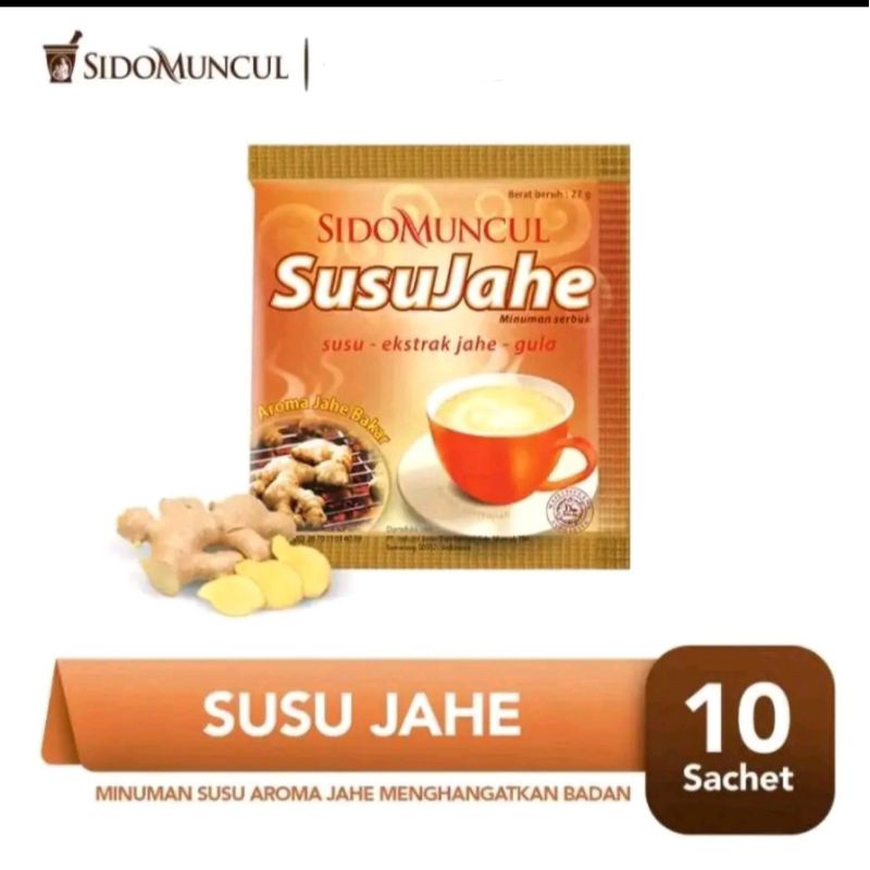 

Susu/Kopi Jahe Sido Muncul 1 Renceng 10pcs JATIM