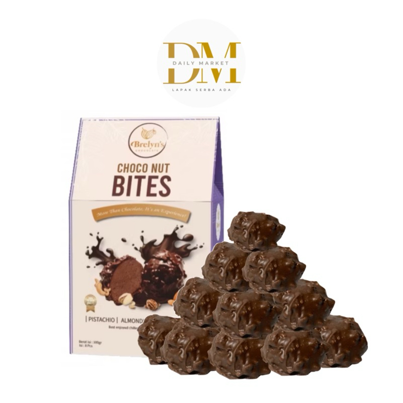 

Brelyn’s Choco Nut Bites Isi 8Pcs/ Chocolate Brelyns/ Choco Nut Bites/ Chocolate Import