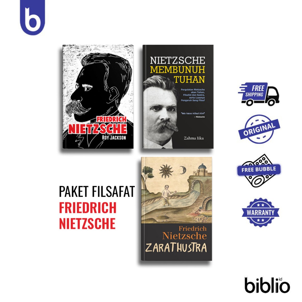 PAKET 3 BUKU Filsafat Friedrich Nietzsche: Zarathustra (Cakrawala) - Friedrich Nietzsche - Nietzsche