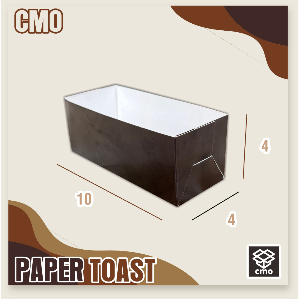 

Kemasan Roti Toast 10x4x4 cm | sandwich | box toast | box cake | cromboloni