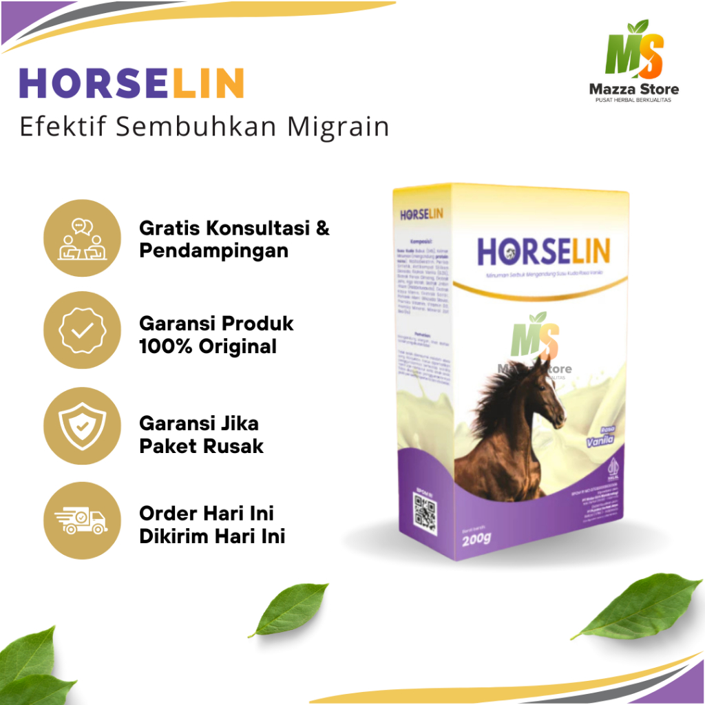 

Horselin Susu Kuda Herbal Atasi Asam Urat Migrain Pega Linu