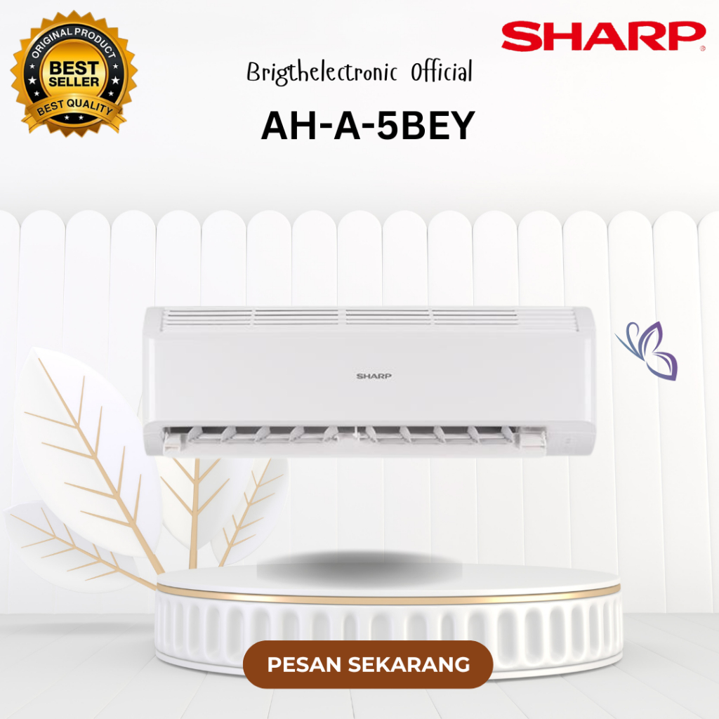 SHARP AC 1/2 PK AH-A-5BEY AC GARUDA NEW UNIT ONLY/AH A 5 BEY/AHA5BEY/AH-A-5BEY/AC-AHA5BEY/AC AHA5BEY