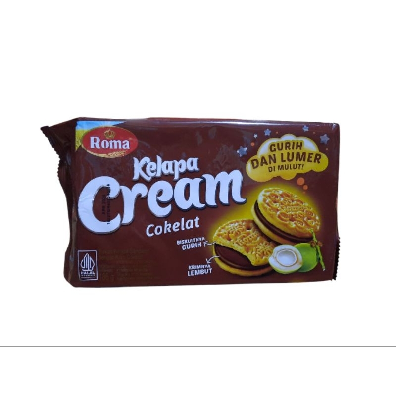 

Biskuit Roma Kelapa Cream Coklat