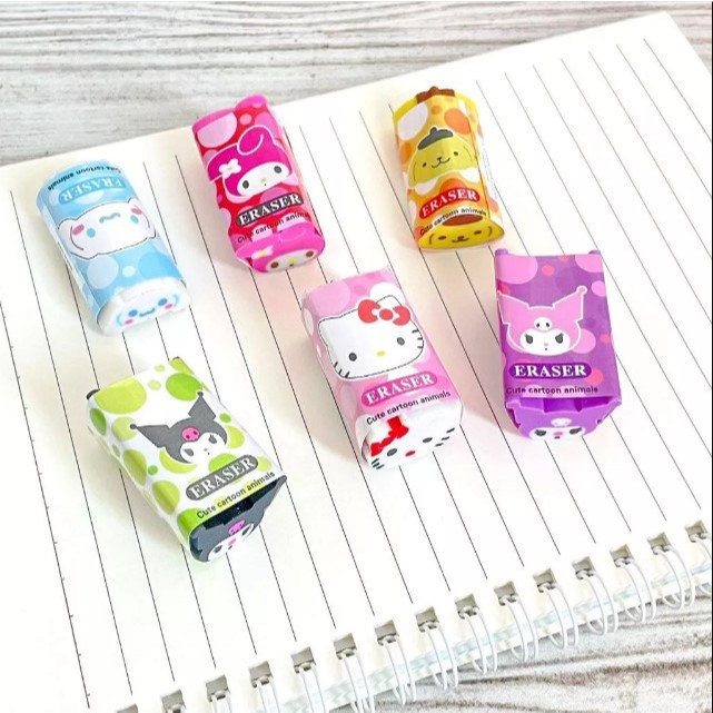 

Penghapus Lonjong Sanrio 3D ER-1242 / Penghapus Setip Sanrio Penghapus Karet 3D Eraser Banyak Varian Cute Imut Termurah Bisa Cod