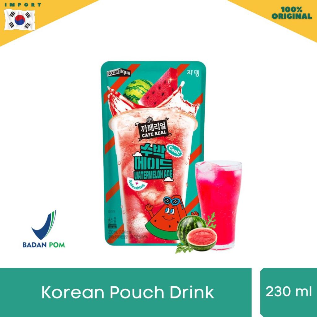 

Jardin Iced - Minuman kemasan pouch khas Korea
