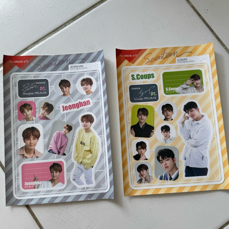 

official sticker seventeen x the saem