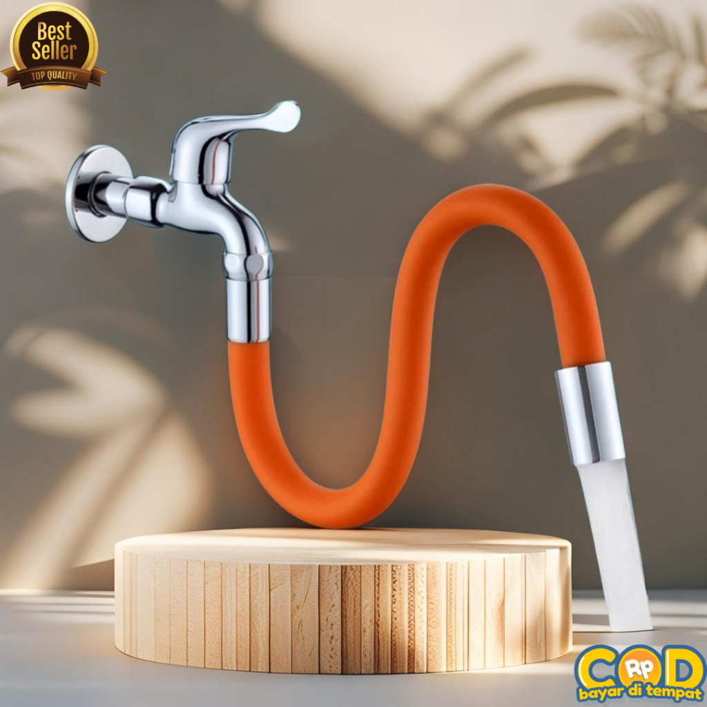 Sambungan Keran Fleksibel – Selang Putar Serbaguna, Panjang & Mudah Diatur, Untuk Dapur/Mandi
