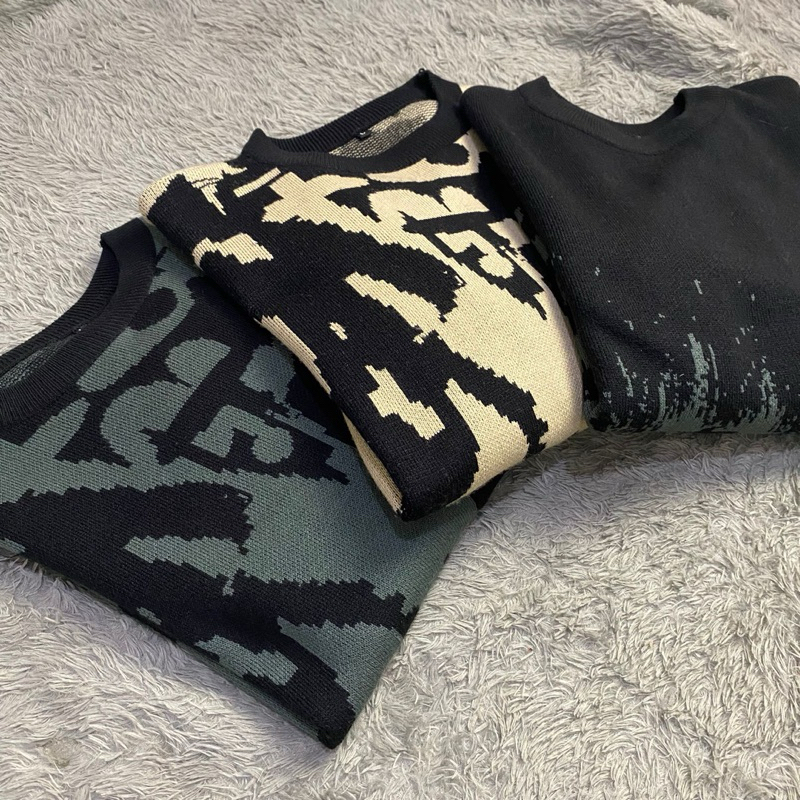 SWEATER RAJUT- BAHAN RAJUT TEBAL