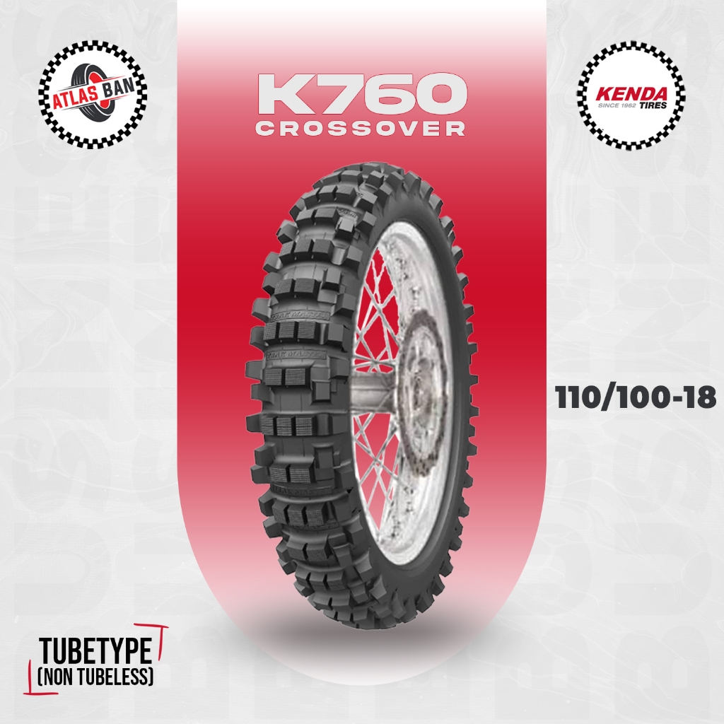 Ban Motor KENDA K760 110/100 Ring 18  TRAIL / MOTOCROSS TERMURAH (FREE WRAPPING)