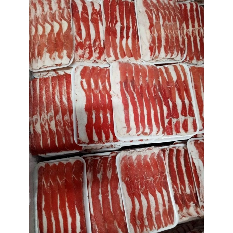 

daging sapi Beef Slice ausi 500g termurah berkualitas kirim instan shortplate us halal