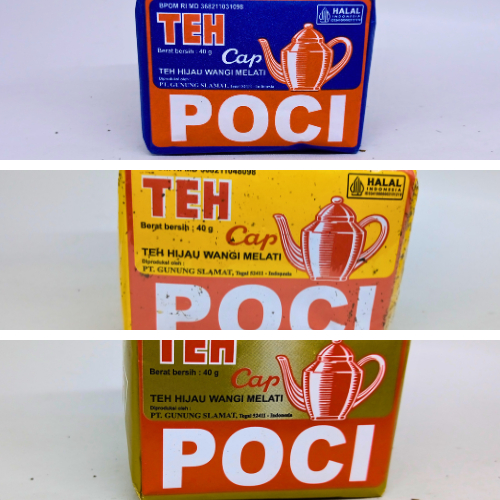 

Teh Seduh Cap Poci Slawi Teh Hijau Melati 40g