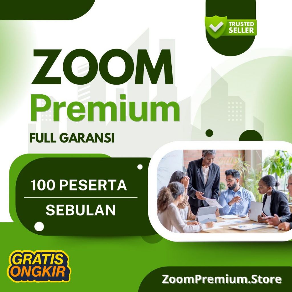 TERMURAH Z00M Premium 100 Peserta 1 Bulan Bergaransi ZOOM STORE