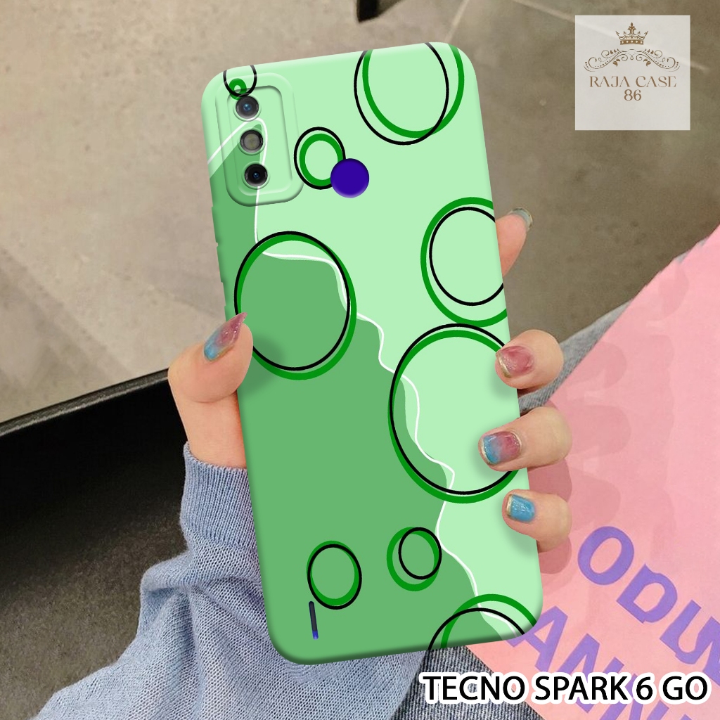 Softcase Tecno Spark 6 Go - Rajacase - Case Tecno Spark 6 Go - Motif Case Cartoon - Case Tecno Spark