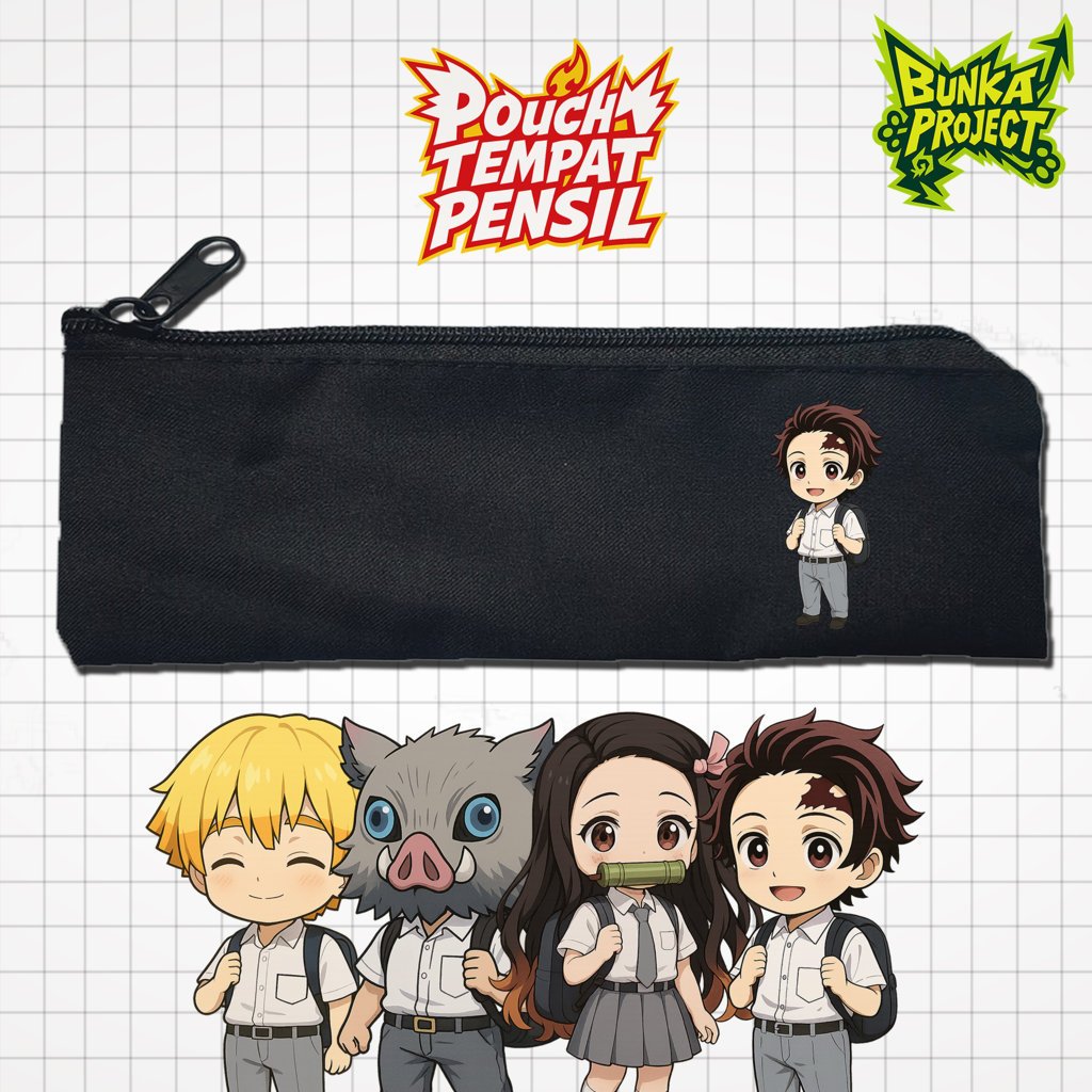 

Pouch Tempat Pensil Anime Demon Slayer Seragam SMA Murah Bahan Souvenir Pernikahan Bisa Bayar Ditempat cod Gift Anniversary Couple Hampers Kado