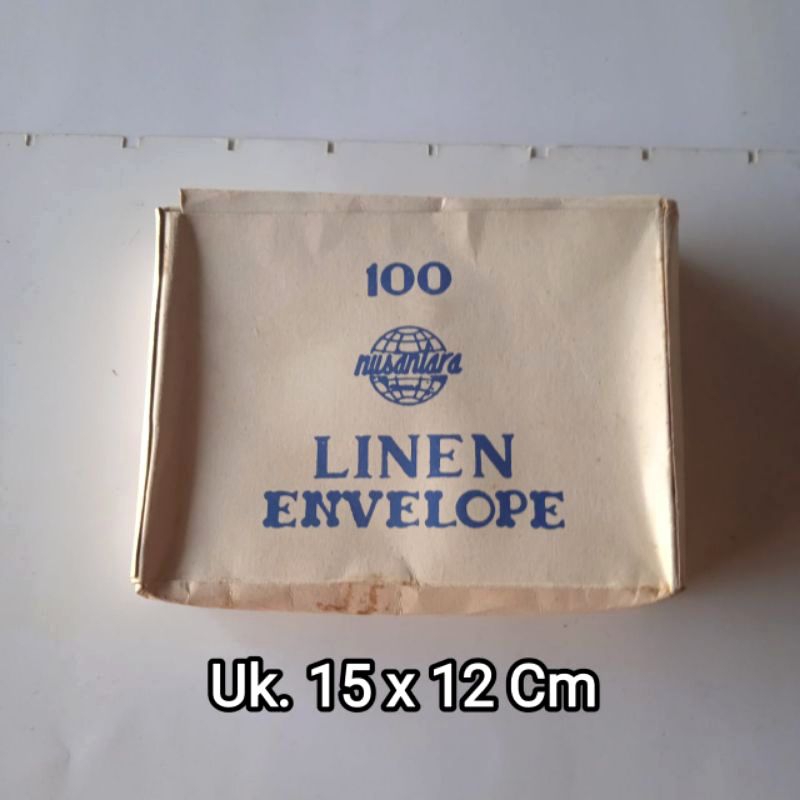 

Amplop Surat Nusantara Linen - 100 pcs | Model Lawas, Antik, Jadul | Ukuran 15 x 12 cm
