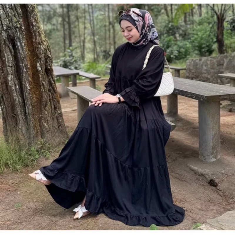 MALA DRESS RAYON TWILL|| GAMIS RAYON TWILL MAYUNG || GAMIS TWILL BUSUI || GAMIS RAYON TWILL || GAMIS