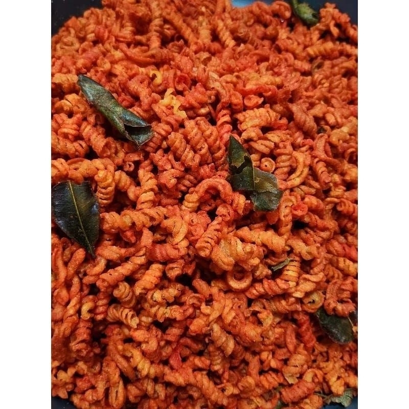 

(1/4Kg) Makroni Spiral Rasa Pedas Daun Jeruk