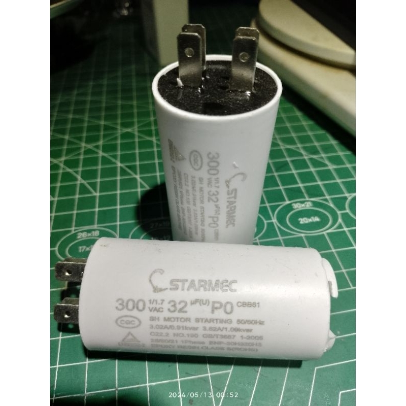 KAPASITOR STARTING KULKAS 32 MIKRO / KAPASITOR STARTING KULKAS 32 UF / CAPASITOR KOMPRESOR KULKAS 32