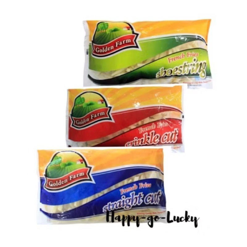 

Grosir Golden Farm French Fries Kentang Beku 1kg Coated/Shoestring/Crinkle Cut/Straight Cut