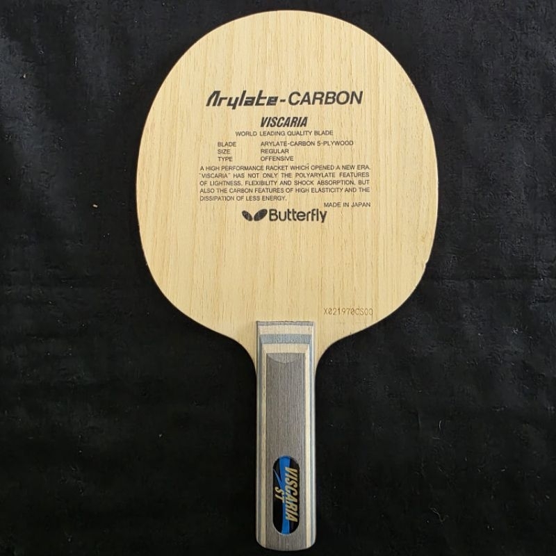 Kayu Butterfly Viscaria ST / Bet Pingpong Tenis Meja (BEKAS)