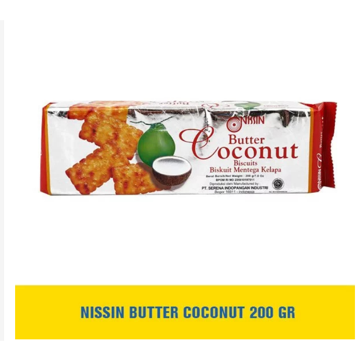 

NISSIN BUTTER COCONUT 200G