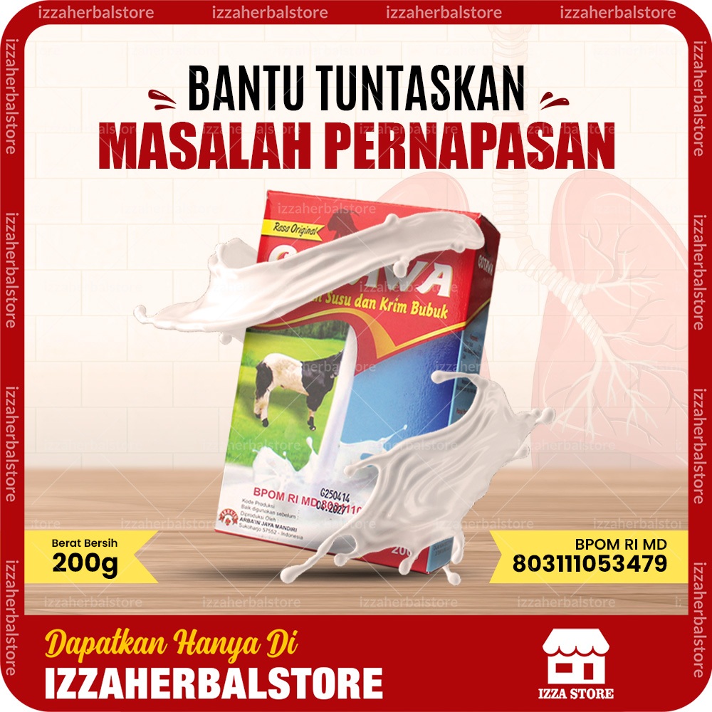 

GOTAWA Obat Batuk Menahun Kering Berdahak Asma Susu Kambing Etawa Asli Rasa Original BPOM 200gr